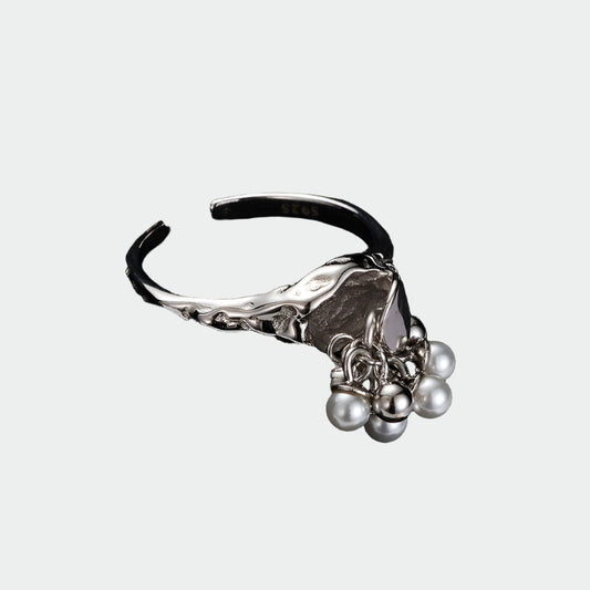 Sterling Silver Grape Cluster Ring
