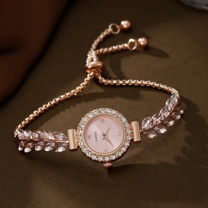 Green Leaf Fine Band Women's Watch