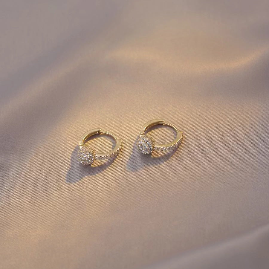 Copper Round Shape Earrings