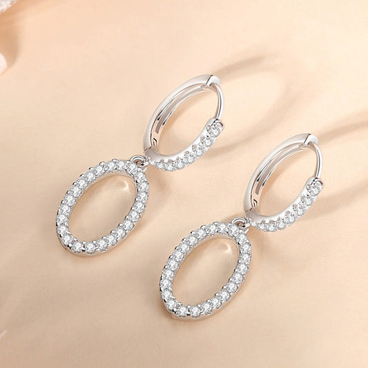 925 Sterling Silver Circle Earrings