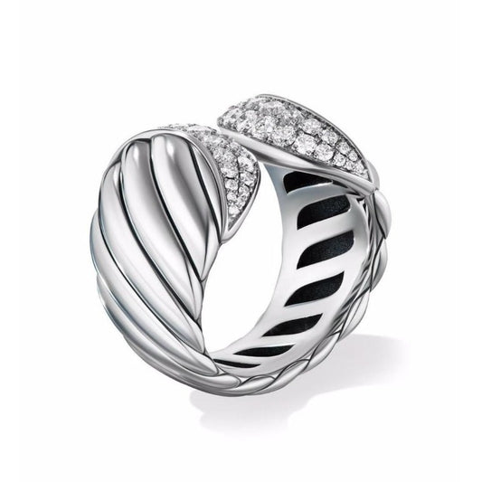 925 Sterling Silver Double-headed Snake Ring