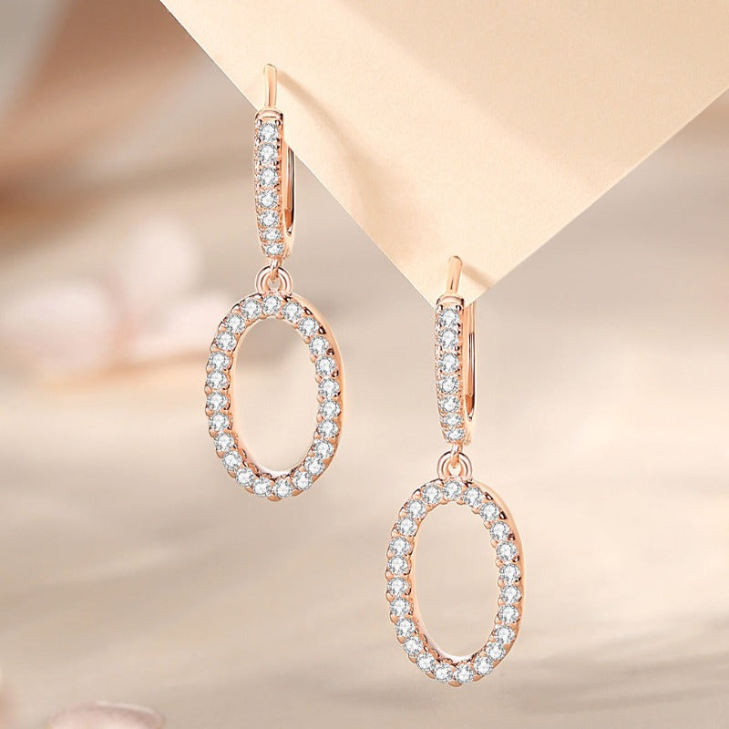 925 Sterling Silver Circle Earrings