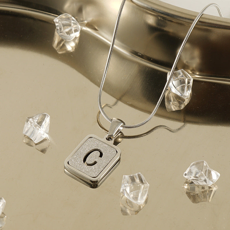Alphabet Necklace - Kaldas Online Shopping