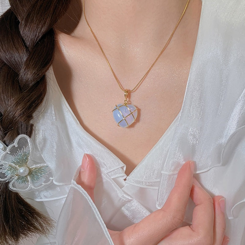 Fashion Moonstone Necklace - Kaldas Online Shopping