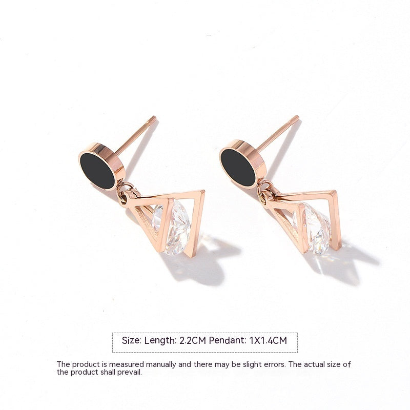Feminine Titanium Earrings