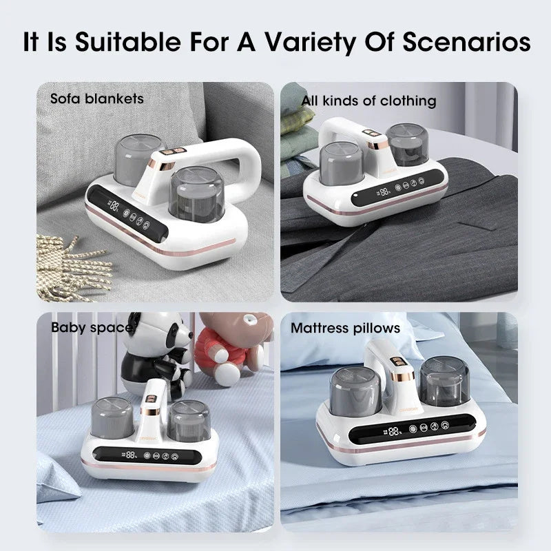 Cordless Handheld Mattress Vacuum Mite Remover