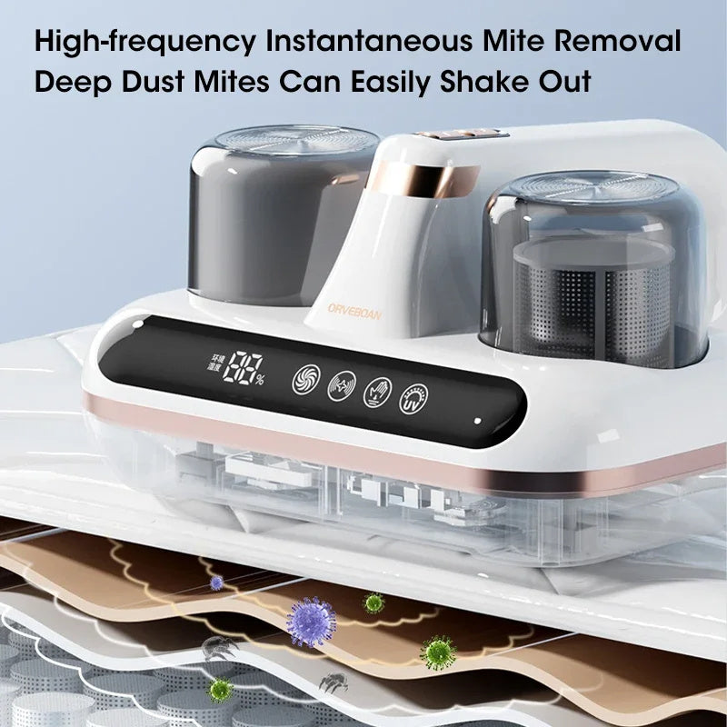 Cordless Handheld Mattress Vacuum Mite Remover