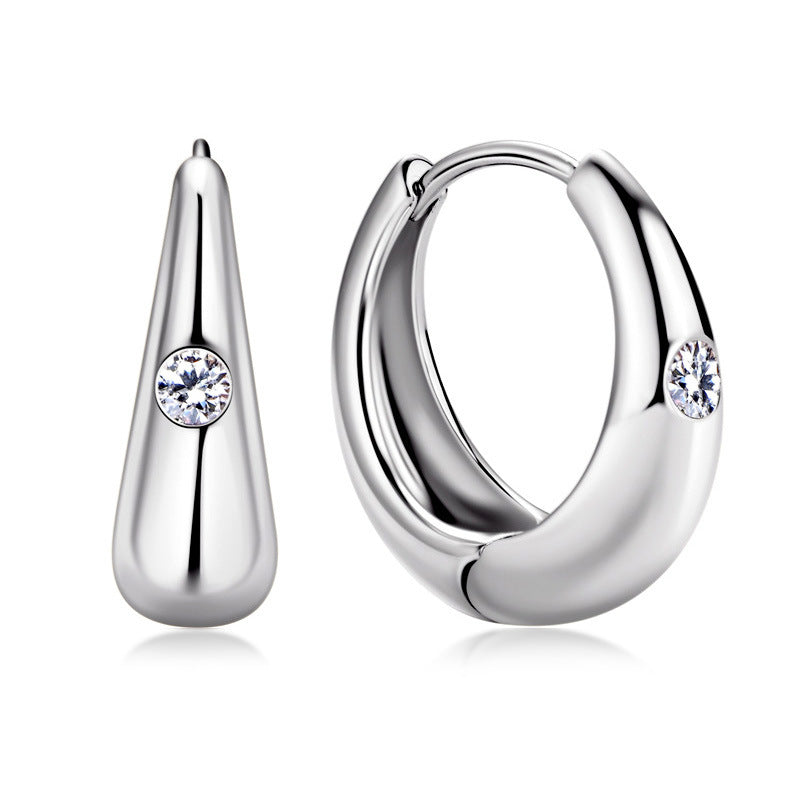 S925 Silver Moissanite Earrings