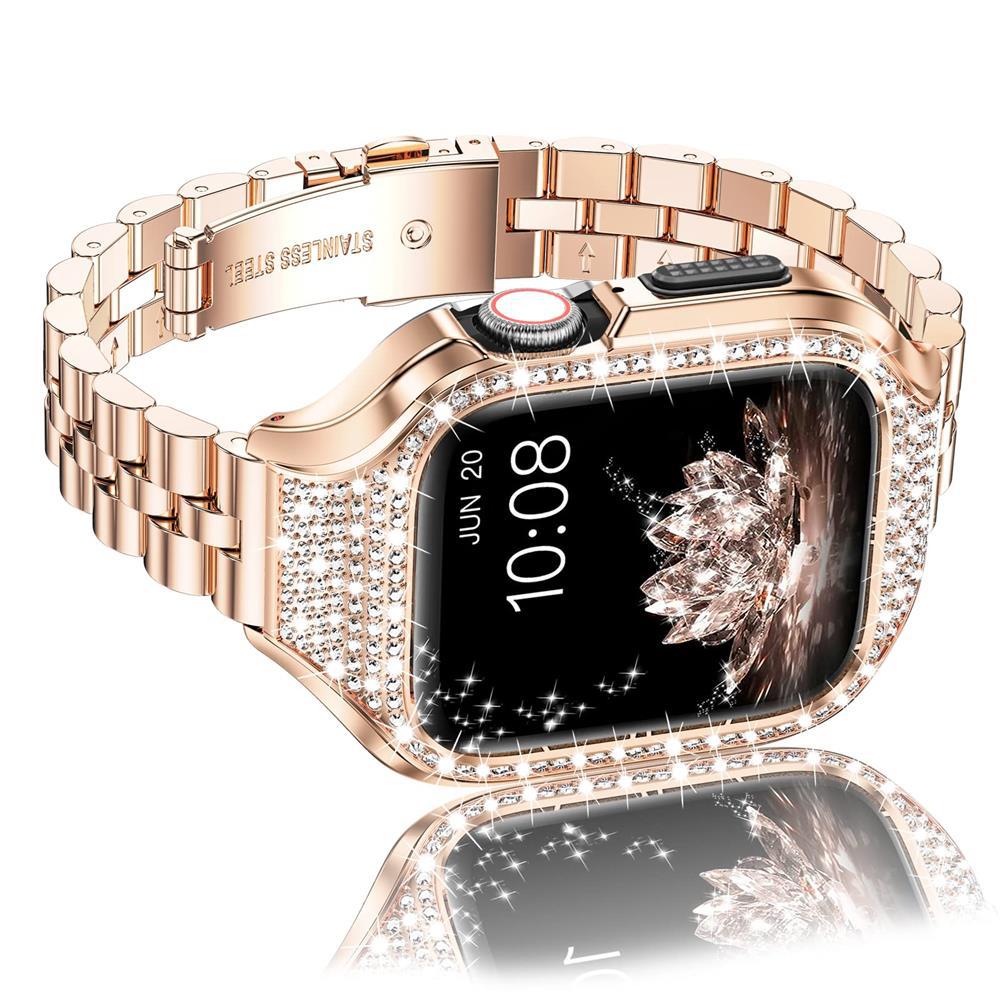 Small Three Beads Diamond Smart Watch Band - Kaldas Online Shopping