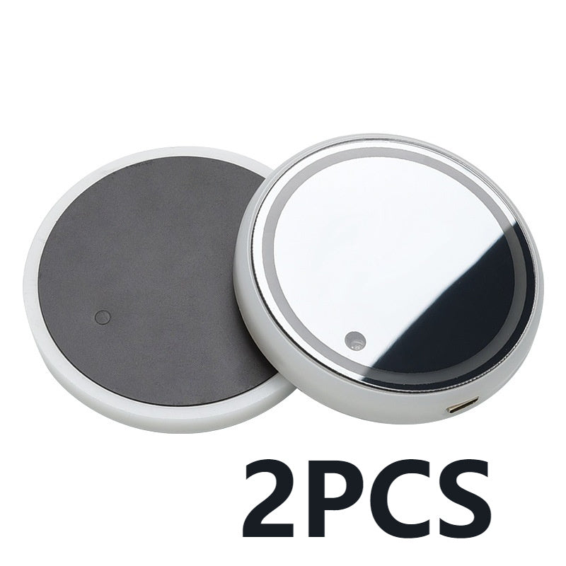 LED Light-up Coaster with Solar and USB Charging