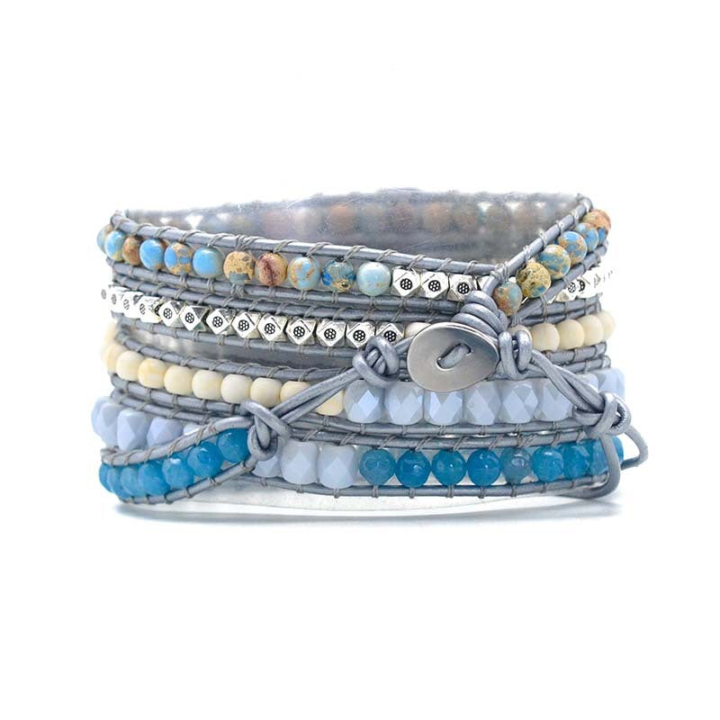 Popular Accessories Natural Stone Woven Watch Band