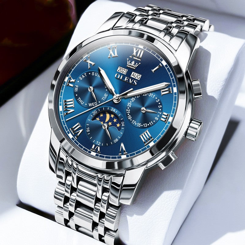 Multifunctional Automatic Waterproof Watch for Men